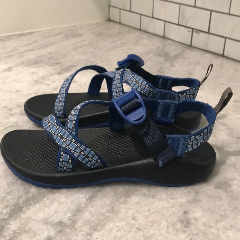 Chaco Swell Eclipse Sandal Kids Junior Size 6 Blue Z1 Ecotread Excellent - Picture 3 of 9